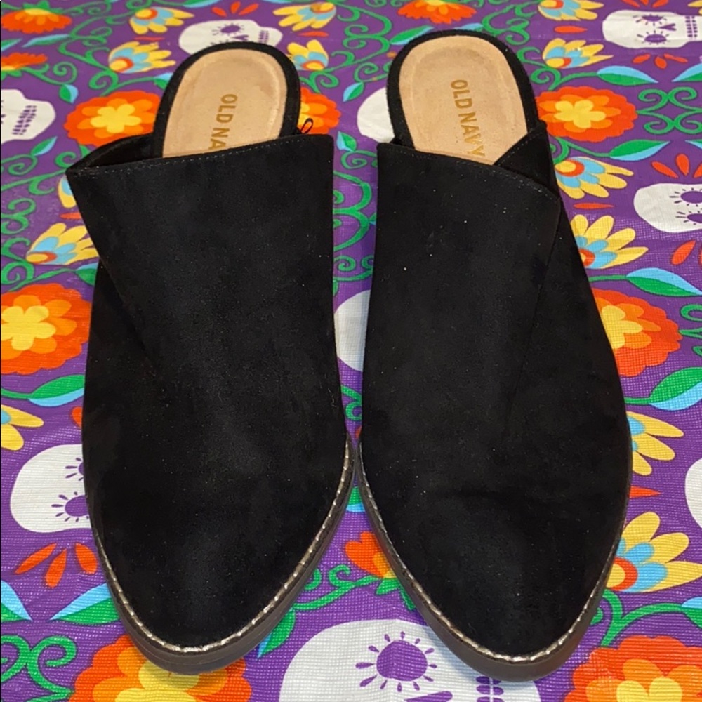 Old navy black mule